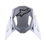 Casquette casque cross alpinestars s - m8 radium 2 noir / blanc