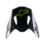 Casquette casque cross alpinestars noir / bleu / blanc