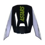 Casquette casque cross alpinestars rayon noir / bleu / blanc mat