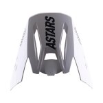 Casquette casque cross alpinestars rayon rouge / blanc mat