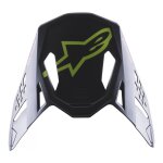 Casquette casque cross alpinestars supertech s - m8 echo noir / bleu / jaune
