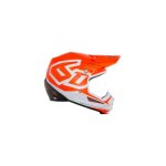 Casquette casque cross enfant 6d atr - 1 y macro graphite orange fluo ma