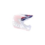 Casquette casque cross enfant 6d atr - 2 y strike rouge / blanc / bleu