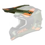 Casquette casque cross o'neal 2srs spyde v. 23 vert / noir / orange
