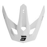 Casquette casque trial shot jump solid white / red glossy