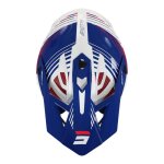 Casquette cross shot pour casque lite fury navy / rouge / blanc brillant