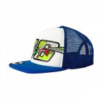 Casquette enfant vr46 valentino rossi pop art blau / blanc 2019