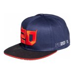 Casquette fabio quartararo flat 20 bleu / rouge