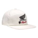 Casquette fox racing honda white