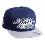 Casquette kini script bleu