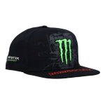 Casquette moto gp apparel ducati corse monster energy flat black