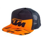 Casquette plate trucker pol espargaro ktm 44 noir / orange