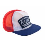 Casquette pull - in fisher bleu / blanc / rouge