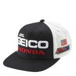 Casquette snapback 100�% podium geico / honda noir
