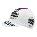 Casquette v�lo gist d�co vintage molteni blanc / noir