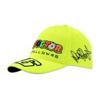 Casquette vr46 valentino rossi classic jaune fluo 2018