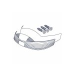 Catadioptre shad pour top case sh37 2012 rouge Catadioptre shad pour top case sh37 2012 rouge