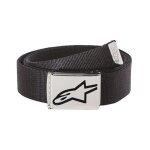 Ceinture alpinestars ageless leather noir / chrome