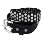Ceinture cuir helstons cloute noir - 95
