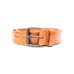 Ceinture cuir overlap ben camel - 100