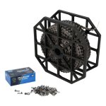 Cha�ne v�lo 10v kmc e10 ept anti - rouille 50 m�tres argent (40 attac