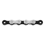 Chaîne vélo 10v kmc x10 114 maillons argent / noir Chaîne vélo 10v kmc x10 114 maillons argent / noir
