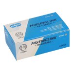 Chaîne vélo 8v kmc x8 50 mètres argent / gris (40 attaches rapides) Chaîne vélo 8v kmc x8 50 mètres argent / gris (40 attaches rapides)