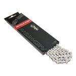 Cha�ne v�lo newton argent et blanc 11v