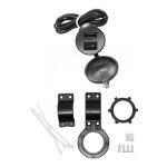 Chargeur usb �tanche 12v 2a avec interrupteur + fixation