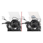 Chssis pour support gps / smartphone givi piaggio mp3 hpe 400 / 400 spor