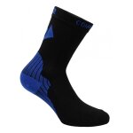 Chaussettes de compression hautes sixs active noir / bleu - s