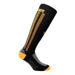Chaussettes hautes sixs mot2 noir / orange fluo - 44 / 47 Chaussettes hautes sixs mot2 noir / orange fluo - 44 / 47