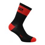 Chaussettes hautes sixs short logo rouge - 36 / 39