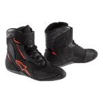 Chaussures alpinestars fastback v2 drystar noires / anthracite / rouge - 38