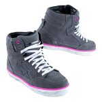 Chaussures moto femme alpinestars j - 6 waterproof gris clair / fuchsia - u Chaussures moto femme alpinestars j - 6 waterproof gris clair / fuchsia - u