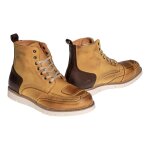 Chaussures moto femme helstons freedom cuir aniline cir peach - 36