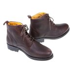 Chaussures moto helstons deville marron pull up - 42