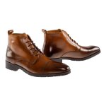 Chaussures moto helstons heritage camel ciré - 40 Chaussures moto helstons heritage camel ciré - 40