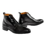 Chaussures moto helstons heritage noir ciré - 40 Chaussures moto helstons heritage noir ciré - 40