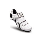 Chaussures v�lo de route flr pro f15 cuir microfibres blanc sangles v