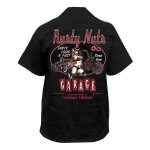 Chemise de travail homme lethal threat rusty nuts noir - m