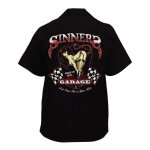 Chemise de travail homme lethal threat rusty nuts noir - m