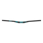 Cintre relev� 19mm race face sixc carbone 31, 8mm x 785mm - turquoise