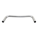 Cintre vélo city corne de vache en aluminium argent 430 mm (31, 8 mm Cintre vélo city corne de vache en aluminium argent 430 mm (31, 8 mm