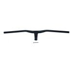 Cintre vtt avec potence intégrée (80mm) relevé en aluminium noir (l Cintre vtt avec potence intégrée (80mm) relevé en aluminium noir (l