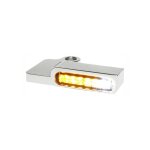 Clignotants de guidon heinz bikes led chrom� avec veilleuse harley da