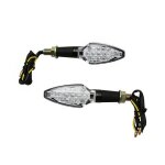Clignotants led avoc fuka transparent / noir Clignotants led avoc fuka transparent / noir