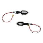 Clignotants led avoc osaka transparent / noir (paire)
