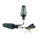 Clignotants led chaft fresh avec feu stop noir fum�