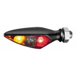 Clignotant led kellermann rhombus s df noir ar g àm5 avec feu stop et Clignotant led kellermann rhombus s df noir ar g àm5 avec feu stop et